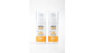 Doğal Güneş Kremi 2x50 Ml Uva Uvb Spf 50 Yüksek Koruma Leke Karşıtı Bakım Nemlendirici Su Bazlı Krem
